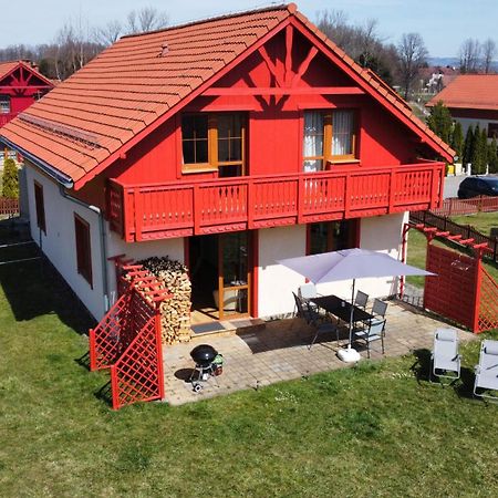 Villa Leika - Panoramablick Am Riesengebirge Mysłakowice Kültér fotó