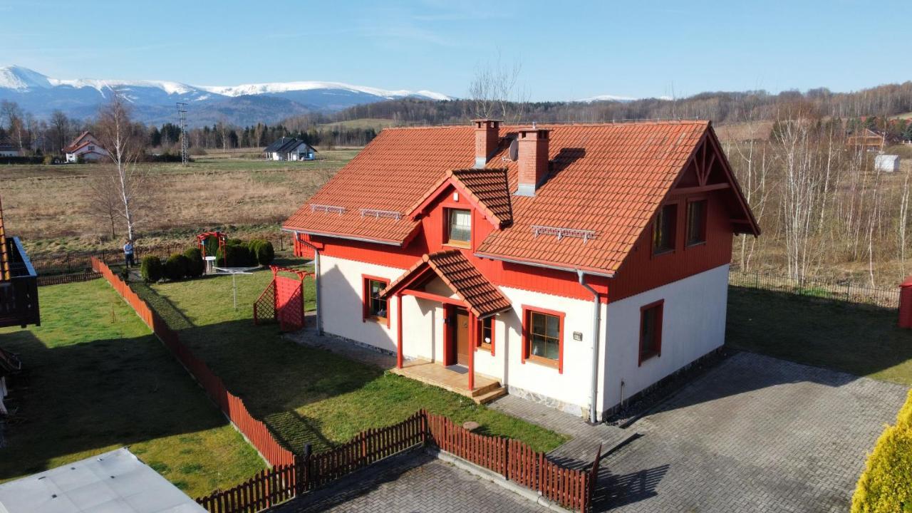 Villa Leika - Panoramablick Am Riesengebirge Mysłakowice Kültér fotó