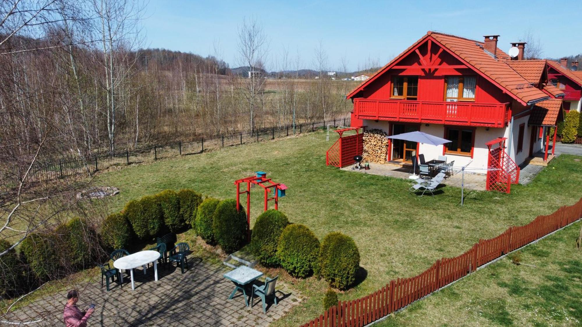 Villa Leika - Panoramablick Am Riesengebirge Mysłakowice Kültér fotó